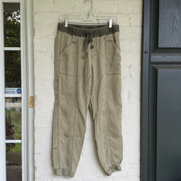 Anthropologie Hei Hei Olive Green Midland Jogger Size Small - Picture 2 of 12
